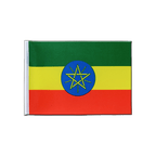 Äthiopien mit Stern Satin Flagge 15 x 22 cm