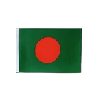 Bangladesch Satin Flagge 15 x 22 cm