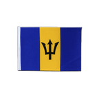 Barbados Satin Flagge 15 x 22 cm