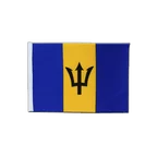 Barbados Satin Flagge 15 x 22 cm