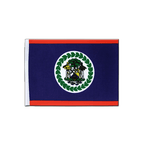 Belize Satin Flagge 15 x 22 cm