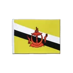 Brunei Satin Flagge 15 x 22 cm