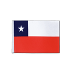 Chile Satin Flagge 15 x 22 cm