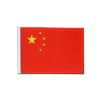 Chine Drapeau en satin 15 x 22 cm