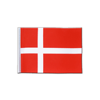 Dänemark Satin Flagge 15 x 22 cm