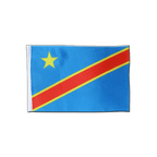 République démocratique du Congo Drapeau en satin 15 x 22 cm