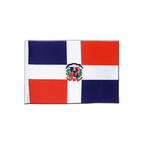 République dominicaine Drapeau en satin 15 x 22 cm