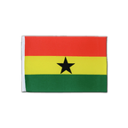 Ghana Satin Flagge 15 x 22 cm