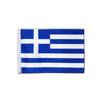 Grèce Drapeau en satin 15 x 22 cm