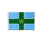 Derbyshire Satin Flagge 15 x 22 cm