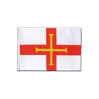 Guernsey Satin Flagge 15 x 22 cm