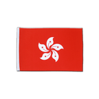 Hong Kong Satin Flagge 15 x 22 cm