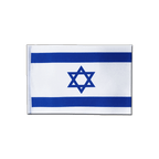 Drapeau en satin Israel - 15 x 22 cm