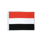 Jemen Satin Flagge 15 x 22 cm