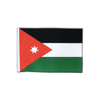 Jordanien Satin Flagge 15 x 22 cm