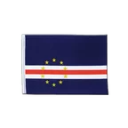 Kap Verde Satin Flagge 15 x 22 cm