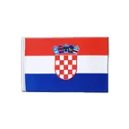Kroatien Satin Flagge 15 x 22 cm