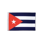 Kuba Satin Flagge 15 x 22 cm