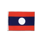 Laos Satin Flagge 15 x 22 cm