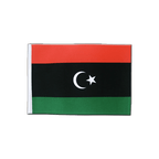 Royaume de Libye 1951-1969 Symbole des Opposants Drapeau en satin 15 x 22 cm