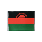 Malawi Drapeau en satin 15 x 22 cm