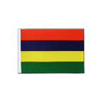 Mauritius Satin Flagge 15 x 22 cm