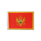 Montenegro Satin Flagge 15 x 22 cm