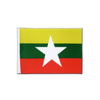 Myanmar Satin Flagge 15 x 22 cm