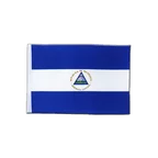 Nicaragua Satin Flagge 15 x 22 cm