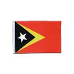 Drapeau en satin Timor orièntale 15 x 22 cm