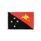 Papouasie-Nouvelle-Guinée Drapeau en satin 15 x 22 cm