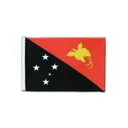 Papua Neuguinea Satin Flagge 15 x 22 cm