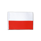 Polen Satin Flagge 15 x 22 cm