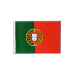 Portugal Drapeau en satin 15 x 22 cm