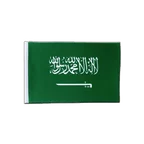 Drapeau en satin Arabie Saoudite 15 x 22 cm
