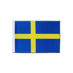 Schweden Satin Flagge 15 x 22 cm