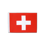 Suisse Drapeau en satin 15 x 22 cm