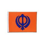 Drapeau en satin Sikhisme 15 x 22 cm