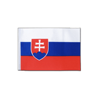 Slowakei Satin Flagge 15 x 22 cm