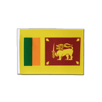 Sri Lanka Drapeau en satin 15 x 22 cm
