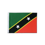 St. Kitts und Nevis Satin Flagge 15 x 22 cm
