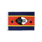 Drapeau en satin Swaziland 15 x 22 cm