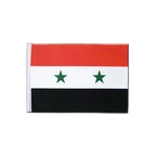 Drapeau en satin Syrie 15 x 22 cm