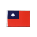 Taiwan Drapeau en satin 15 x 22 cm
