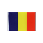 Tchad Drapeau en satin 15 x 22 cm