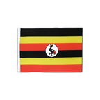 Uganda Satin Flagge 15 x 22 cm