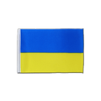 Ukraine Satin Flagge 15 x 22 cm