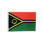 Vanuatu Satin Flagge 15 x 22 cm