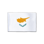 Zypern Satin Flagge 15 x 22 cm