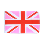Union Jack pink - 12x18 in Flag